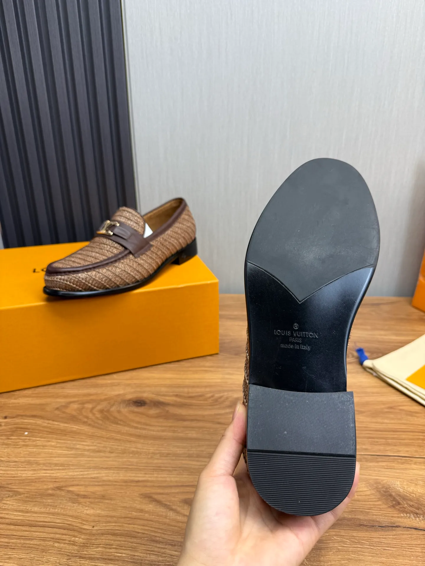 Factory 680💰 LV. Men's business casual leather shoes, all made of imported original brand leather, just to create a more comfortable wearing experience, original non-slip and wear-resistant outsole ✔️16-45 (38.45 non-returnable)